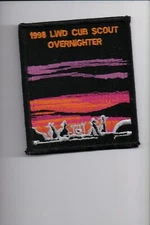 1998 LWD Cub Scout Overnighter patch