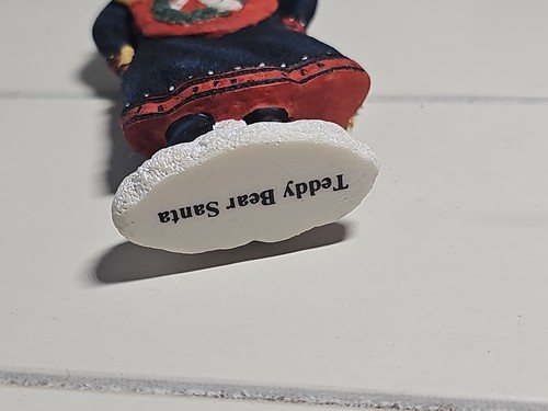 Adorable Pipka Stories of Christmas ~ TEDDY BEAR SANTA ~ Ornament 11414 4" Tall - Picture 6 of 6