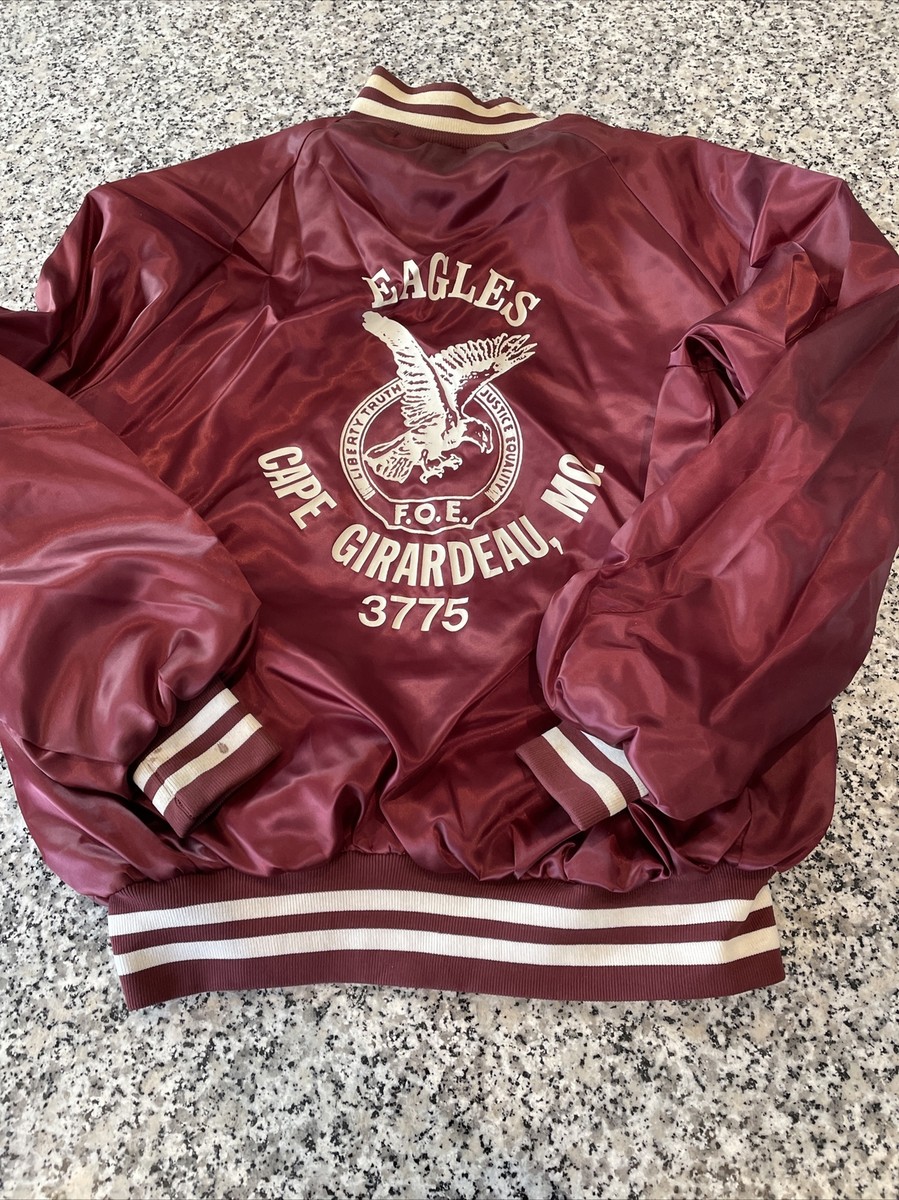 Vintage West Ark Satin Jacket XL FOE Eagles Cape Girardeau Vintage West Ark Satin Jacket XL FOE Eagles Cape Girardeau