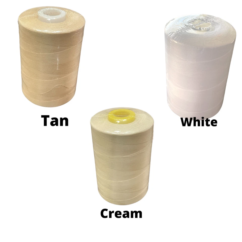 Hilo de Coser Poliéster 16 Colores Blanco Negro Bordado Acolchado en Conos Foto 2 de 4