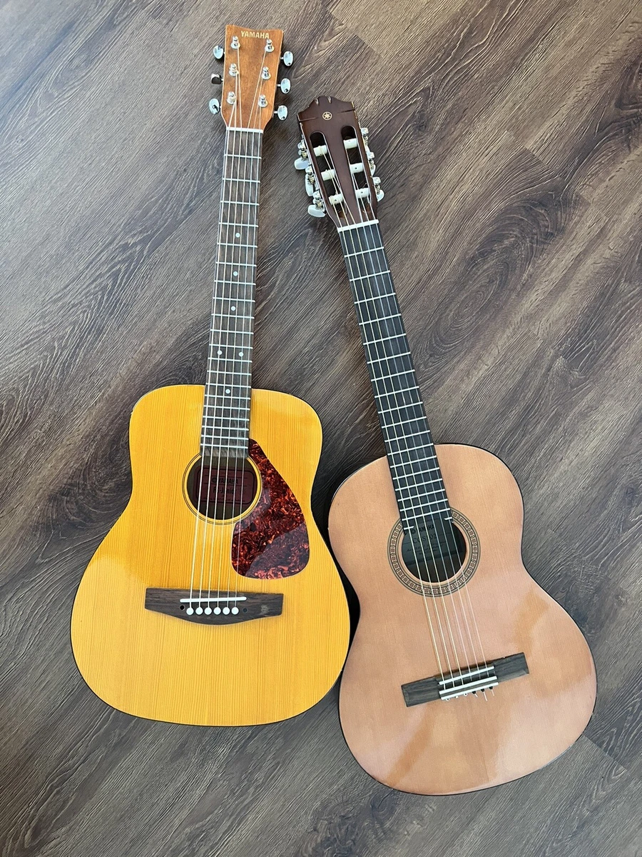 Lot Of 2 Guitars YAMAHA FG JR 1 ACOUSTIC GUITAR Yamaha CGS102 Classical