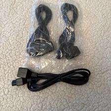 3x  6 ft Extension Cable Cord for Original 1985 Nintendo Original NES Controller