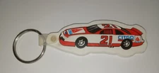 CITGO LUBRICANTS WHATEVER IT TAKES  Advertising Race Car #21 Rubber Keychain 