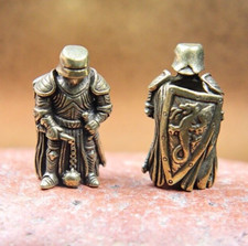 Paracord Bead Brass Paracord Knife Lanyard Bead Soldier Brass Keychain Rope Bead