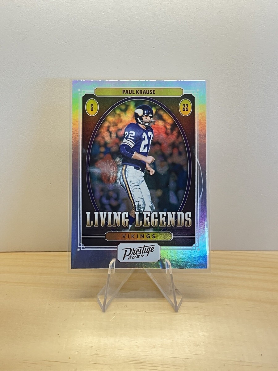 2024 Panini Prestige - Living Legends Paul Krause #LL-PKE for sale