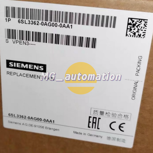 Module Siemens 6SL3362-0AF01-0AA2 Neuf - Processeur PLC Automate, Emballé, Livraison Rapide