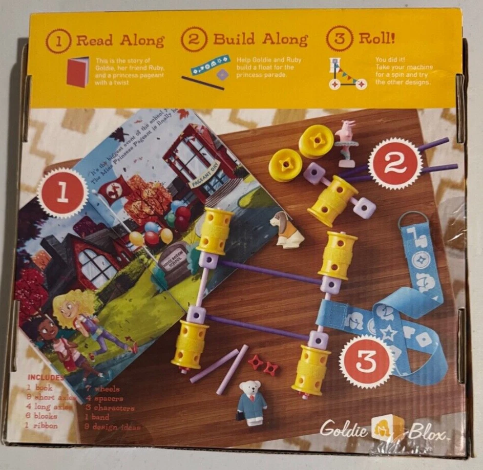 NUEVO Goldie Blox and the Parade Float Edades 4-9 concepto de ingeniería rueda y eje Foto 2 de 2