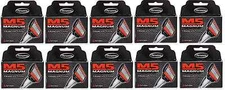 Personna M5 Magnum Razor Refill Blades with Trimmer, 4 Cartridges (10 Pack)