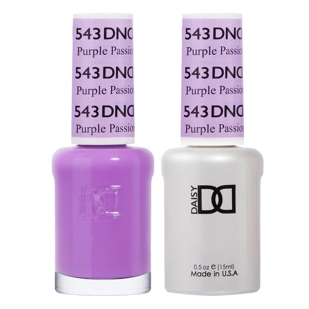 DND Match UV Gel + Nail Polish #543 Purple Passion | eBay