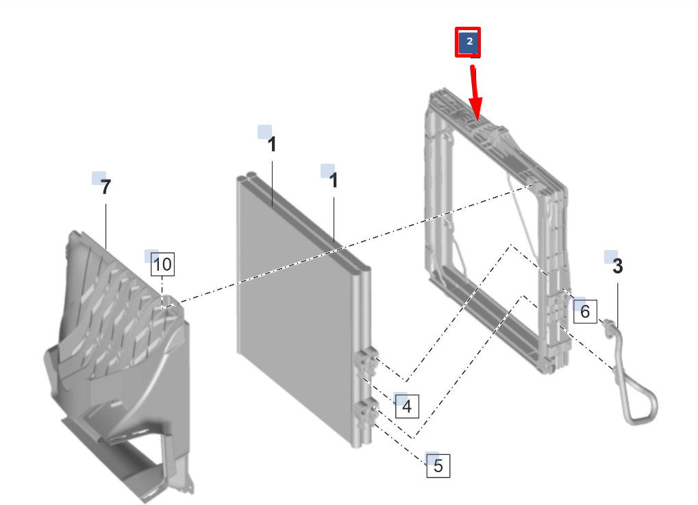 PORSCHE Taycan Radiator Frame Left 9J1122355A NEW GENUINE | eBay 