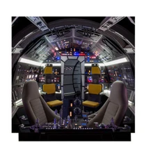 SOLO - STAR WARS MOVIE - COCKPIT OF MILLENNIUM FALCON - STANDUP/CUTOUT - 2664