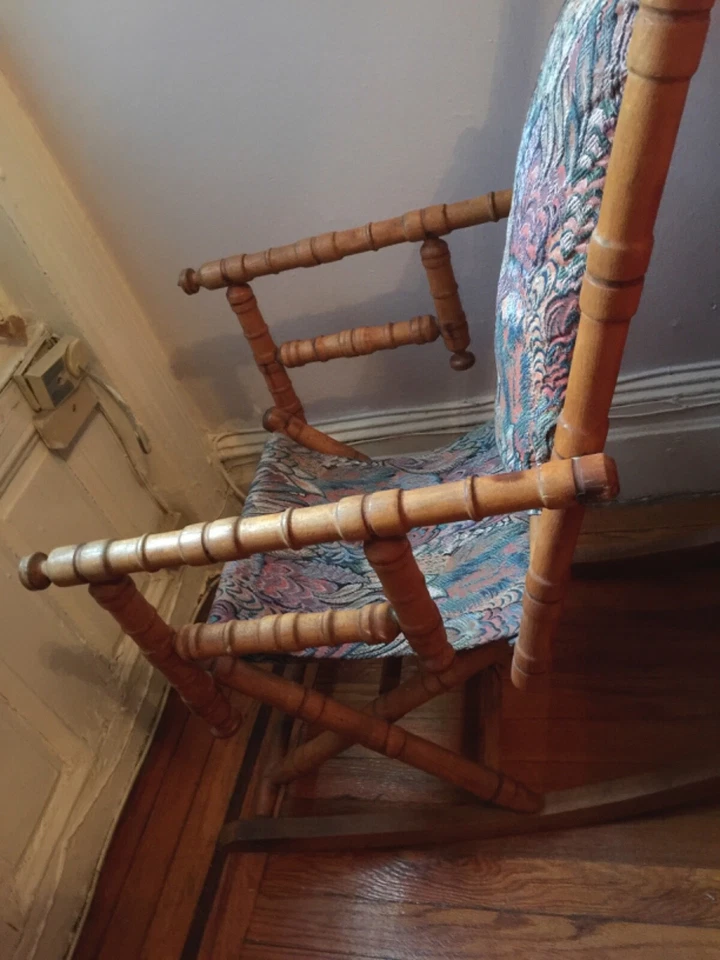 Mecedora de carrete vintage - solo para recogida Foto 3 de 4