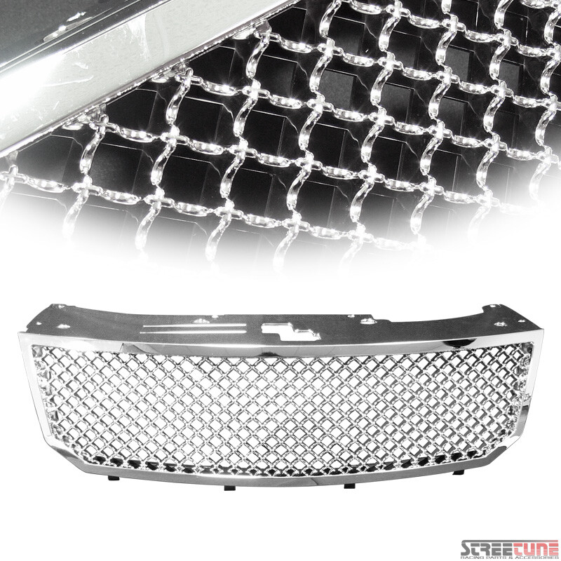 For 08-10 Avenger Chrome Bentley Mesh Style Front Hood Grill Grille Replacement