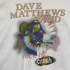 Dave Matthews Band Crash 96  Tour T-shirt Size 3XL - Modern Reprint