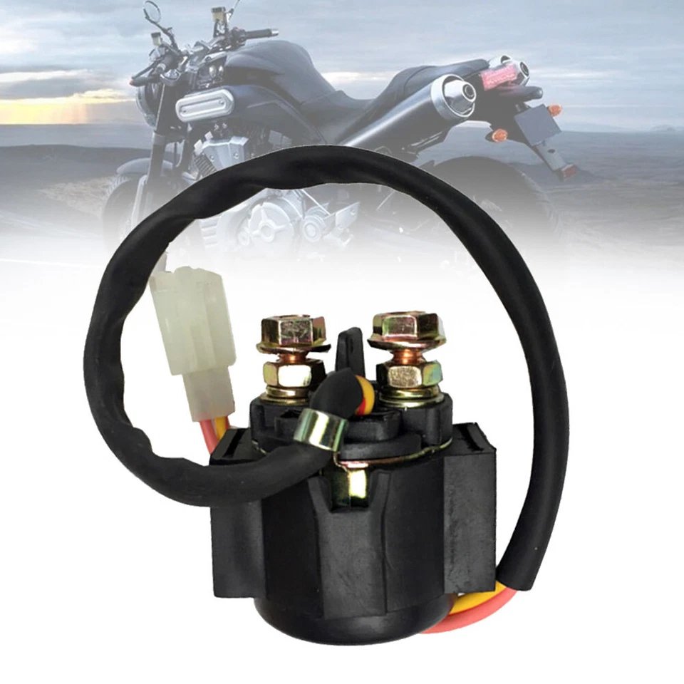 Solenoide relé de arranque negro 12V para Pit Monkey quad moto scooter motocicleta Foto 4 de 4