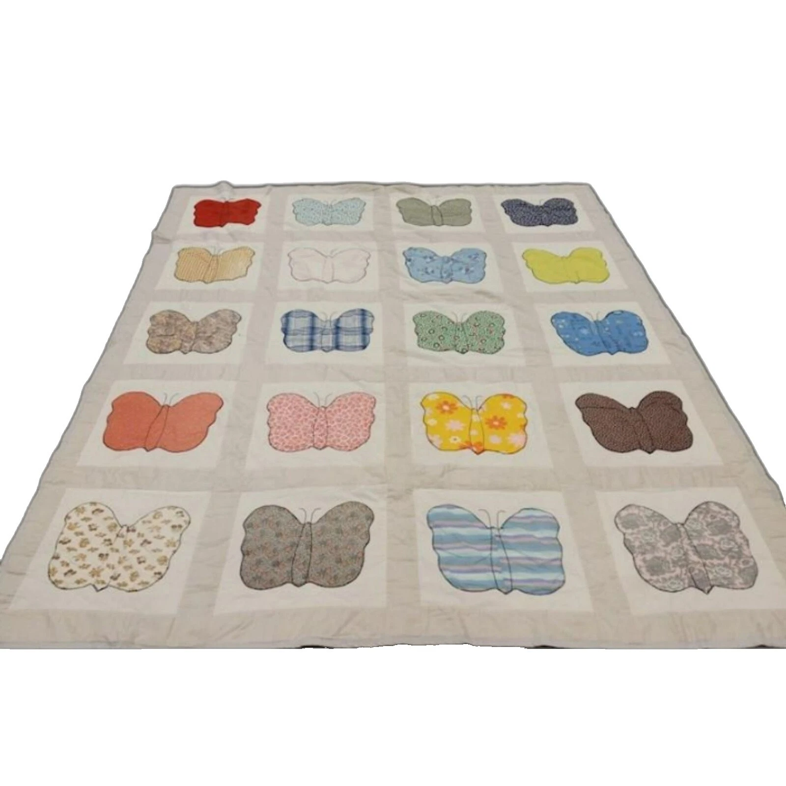 Queen White Patchwork Quilts