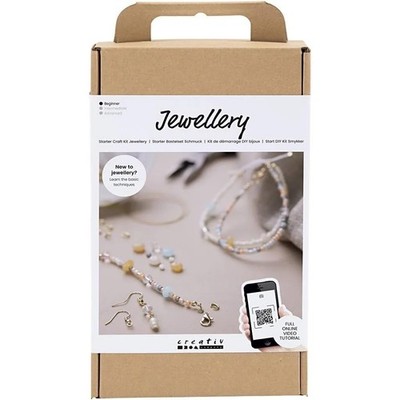 Creativ Beadwork, Beads, Chain, Rhinestones, Wood, Assorted Colours, One Size Fa