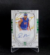 2023-24 Topps Royalty Rip Hamilton Superior Signatures Autograph SSP Emerald /5 