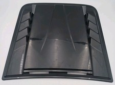 Universal Car Hood Scoop Decorative Abs Air Intake Vent Cover Black 18.519.5