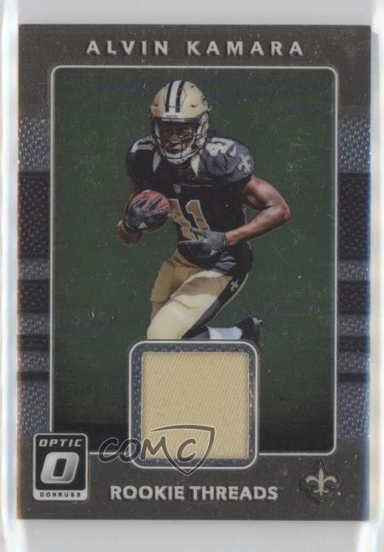 2017 Donruss Optic Rookie Threads Alvin Kamara #17 RC 04xs