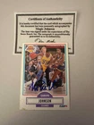 MAGIC JOHNSON 1990 Fleer with AUTOGRAPH & COA Los Angeles lakers