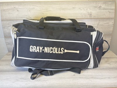 Gray Nicolls Powerbow Cricket Reisetasche Kit Bag Large Sport Seesack schwarz grau