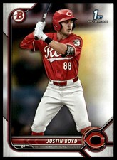 2022 Bowman Draft #BD-13 Justin Boyd