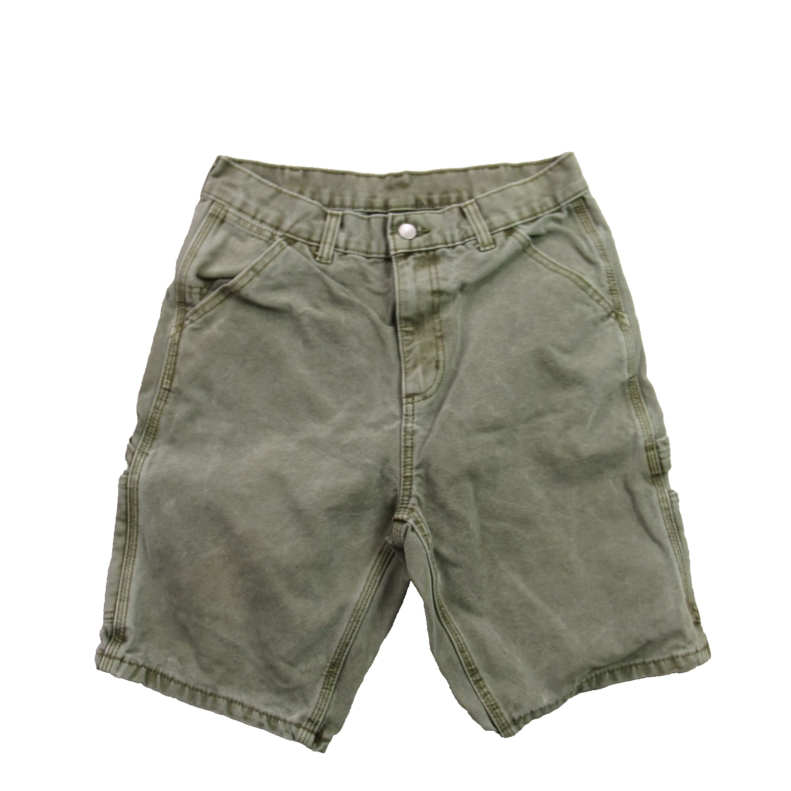 No Boundries Shorts Mens 28 Pockets Cargo Outdoors Workwear Green