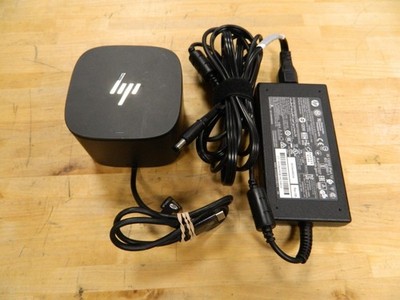 HP HSN-IX01 Thunderbolt Dock G2 with Combo Cable Docking Station 120W AC Adapter