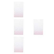 4 Pack Water Ripple Loose-leaf Cover A6 Reusable Binder Shell Acrylic for