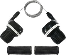 3x7 Speed Bike Shifter Set, 21 Speed Twist Grip Gear Shifters with Cables Hand