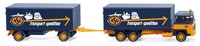"Wiking H0 1/87 045703 KofferhäNgerzug (Scania 111) \"Asg\" - Ovp Neu"