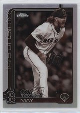 2025 Topps Chrome Update Sepia Refractor Dustin May #USC80 4d5