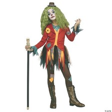 Girl's Rowdy Clown Costume