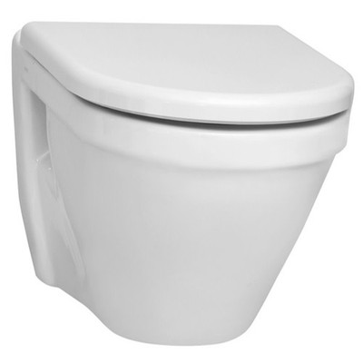 Nameeks 5318-003-0075 White Vitra Wall Mounted Round Toilet