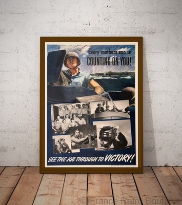 Poster-Plakat Jeder Sohn zählt auf dich