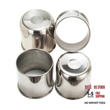 4.88 in 2 Open 2 Closed Stainless Steel 4.9" Center Hole, 4.8" Height Chrome