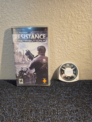 TESTED PSP Resistance: Retribution (Sony PlayStation Portable, 2008) NO MANUAL