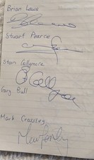 Sunderland Roker Park 1993&ndash;94 In-Person Autograph Collection (50+ Signatures)