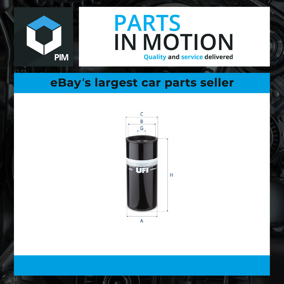 Oil Filter 23.503.00 UFI BG2X6731CA 14503824 22497303 2T0115561 ABPN10GLF9009