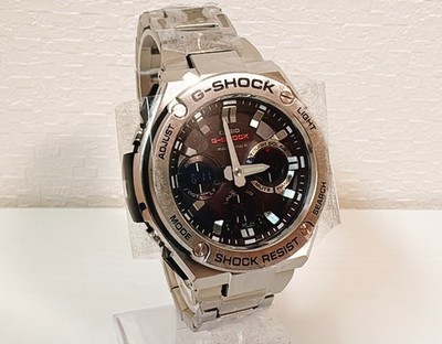 CASIO G-SHOCK GST-W110D-1AJF Tough Solar Radio G-STEEL Uhr mit Box Gebraucht