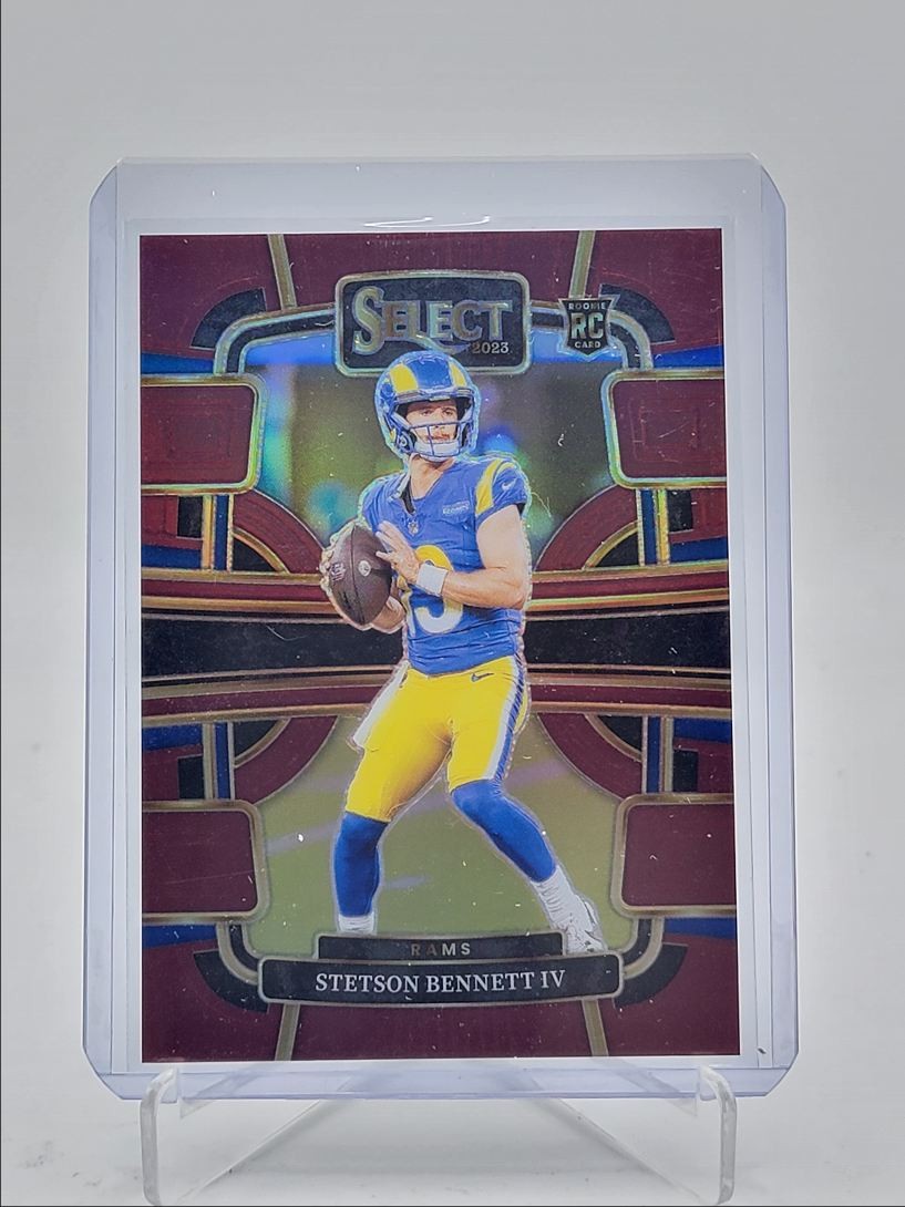STETSON BENNETT IV 2023 SELECT CONCOURSE ROOKIE MAROON PRIZM RC /149 Q3713