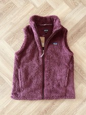 Patagonia High Pile Fleece Vest Full Zip Girls XXL 16-18 Light Balsamic New