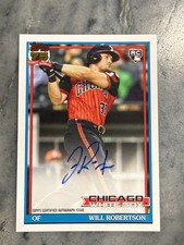 2026 Topps Series 1 - 1991 Topps Baseball Autographs Will Robertson #91A-ROB