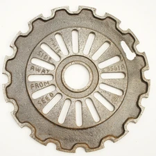 Medium Heirloom Round Round Corn Seed Plate IH Planter International Farmall Cub