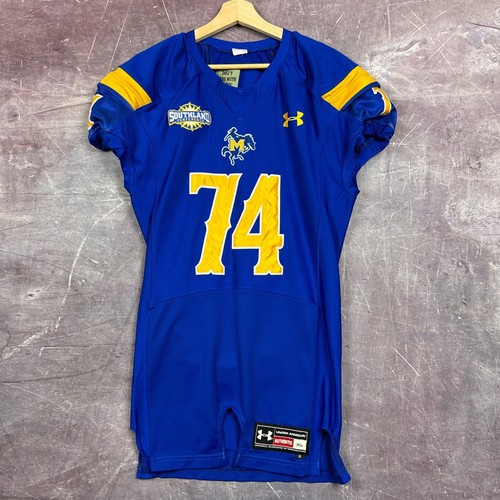McNeese State Cowboys Jersey Blue Small Under Armor Football Jersey 3020