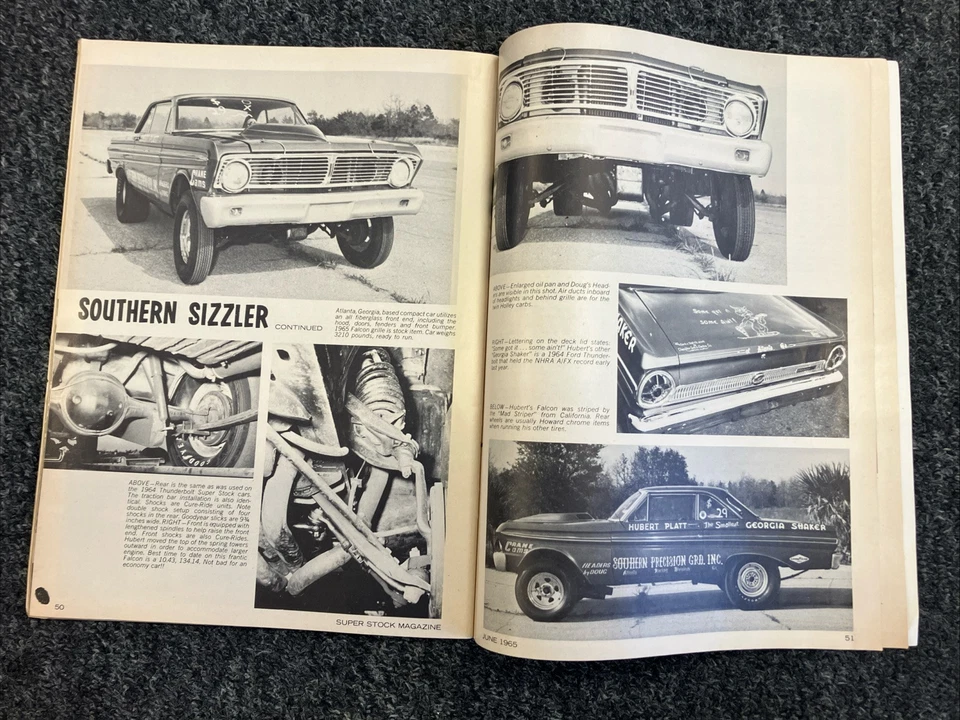 BACK ISSUE SUPER STOCK & DRAG ILLUSTRATED JUNE 1965, BESWICK, SOX, LANDY, LEAL - Imagem 4 de 4