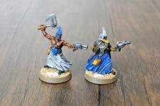 Warhammer 40k Chaos Space Marines Chaos Cultists Lot of 2 Metal VINTAGE RARE