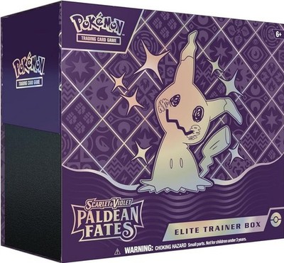 A*e様 エリートトレーナーボックス PALDEAN FATES ミミッキュ 新 Pokemon TCG: Scarlet & Violet - Paldean Fates Elite Trainer Box