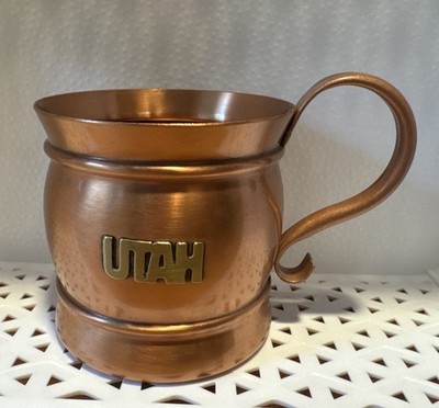 Gregorian Solid Copper  UTAH  Mug Made In USA